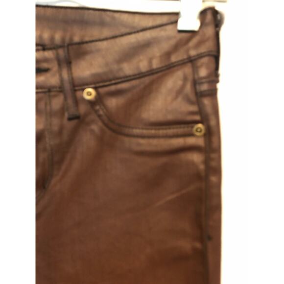 Cache Wine Burgundy Coated Jean Pant Skinny Slim 5 Pocket Stretch 0/2/4 NWT $158 - Picture 5 of 6